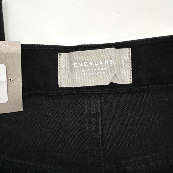 Everlane Raw Hem The Way High Jean in coal Size 32 Short - Picture 4 of 9